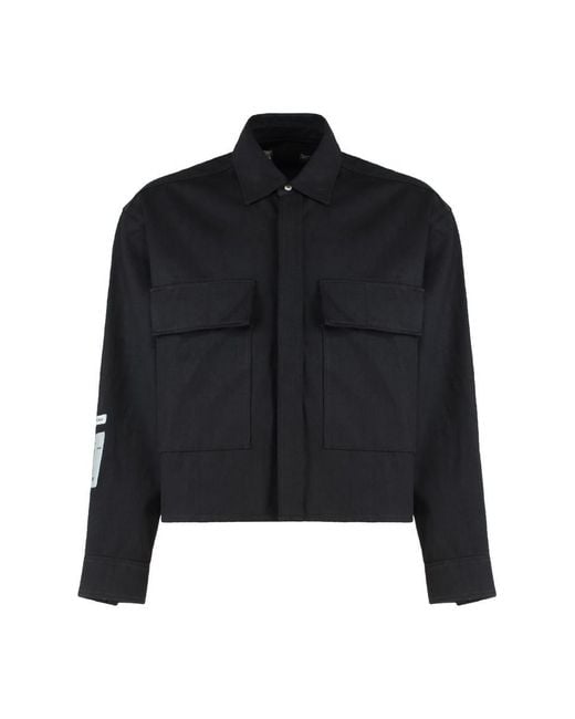 B1 Archive Black Overshirt for men