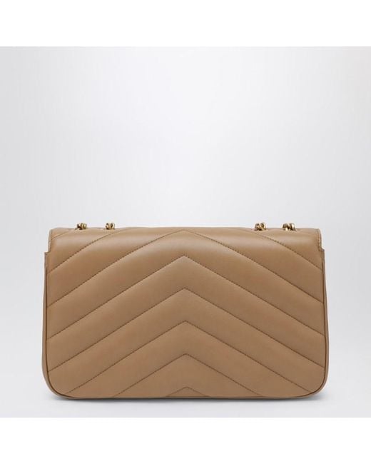 Saint Laurent Brown Medium Loulou Bag