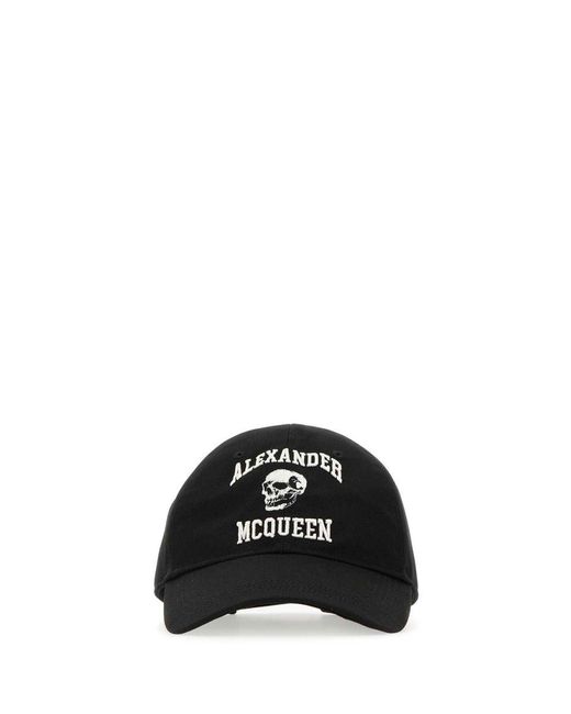 Alexander McQueen Black Hats for men