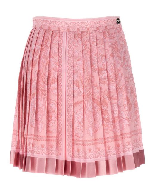 Versace Pink Barocco Skirts