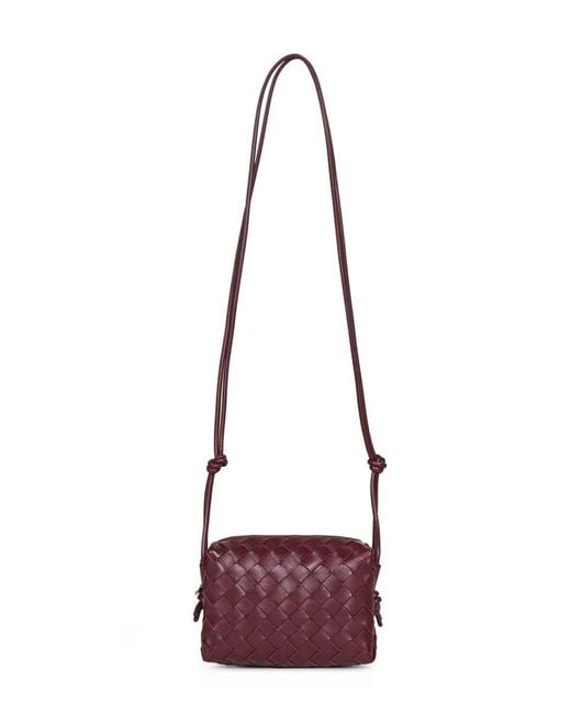 Bottega Veneta Purple Camera Bag "Loop" Mini
