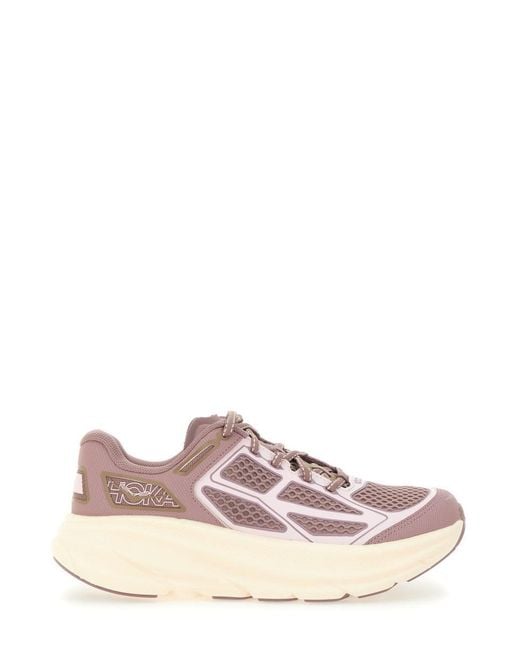 Hoka One One Pink "Clifton One9" Sneaker