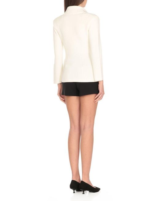 Elisabetta Franchi White Jackets