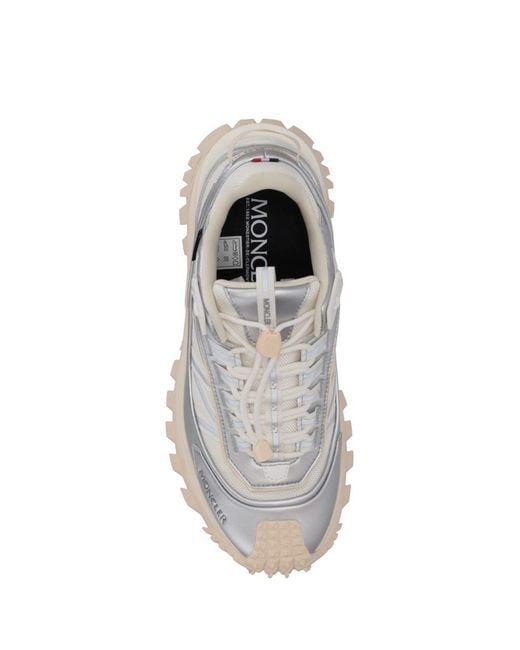 Moncler White Trailgrip Gtx Low Top Sneakers