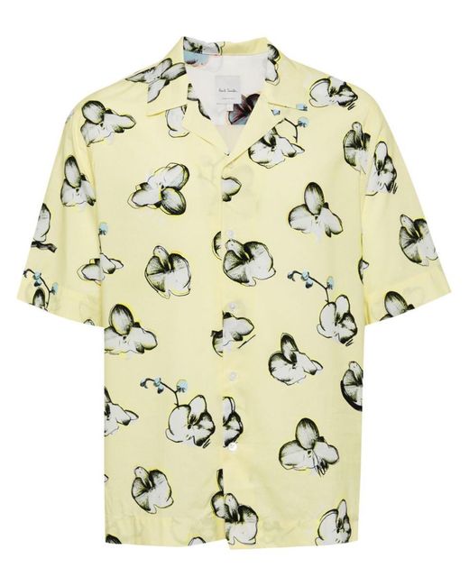 Paul Smith Natural Printed Regular Fit Shirt for men