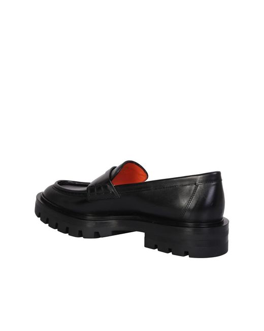 Santoni Black Shoes