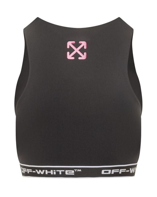 Off-White c/o Virgil Abloh Black Cut Out Top With Logo