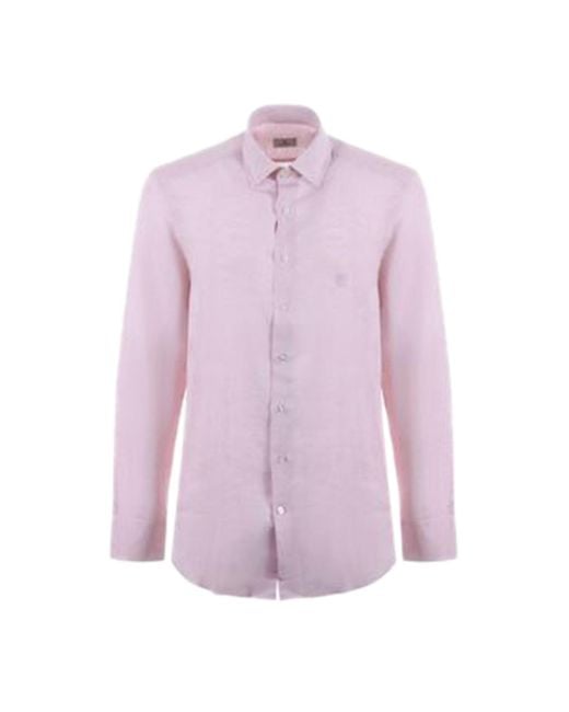 Etro Purple Shirt Roma Logo for men
