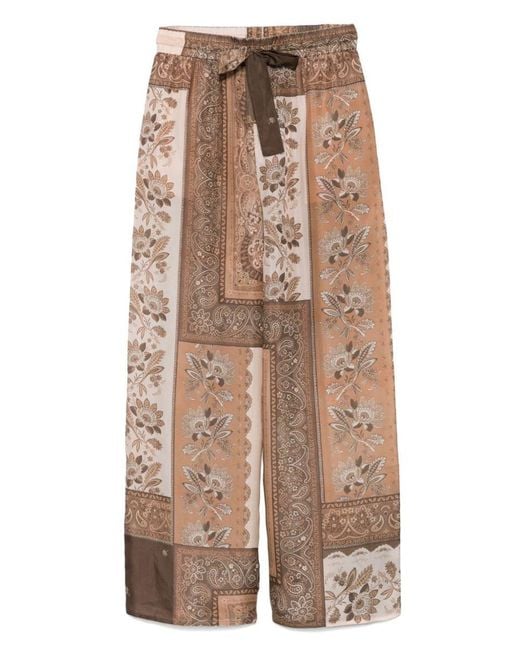 Zimmermann Natural Bandana Print Torusers