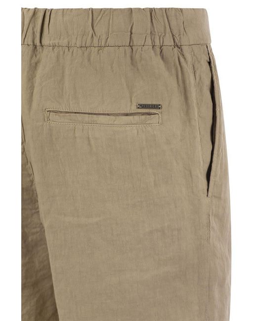 Peserico Natural Canvas Shorts for men