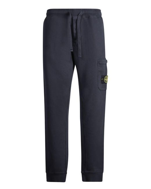 Stone Island Blue Trousers for men