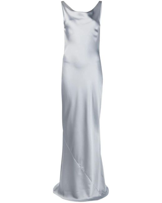 Norma Kamali Dresses Silver in White | Lyst