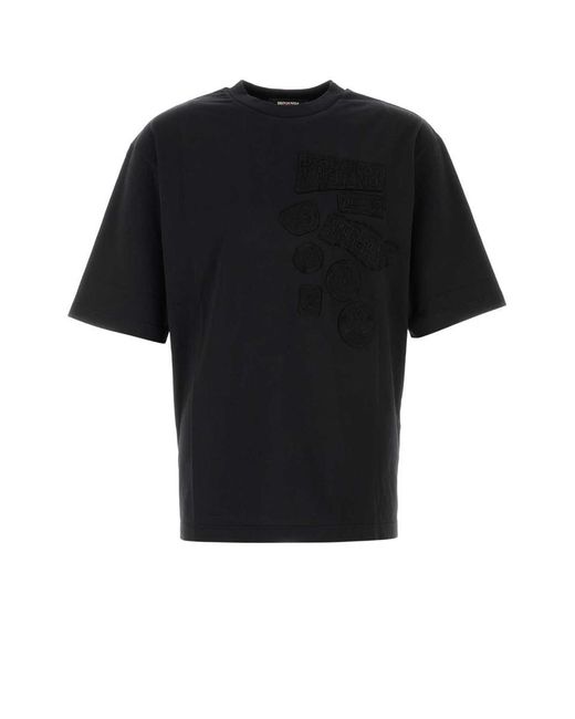 DSquared² Black T-Shirt for men