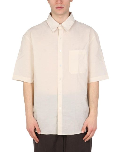 Lemaire Cotton Pocket Shirt for Men 