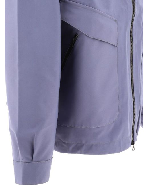 GR10K Blue "3L Microsquare" Jacket for men