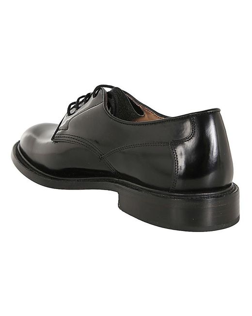 Tricker's Black Woodstock Lace Up Shoes for men