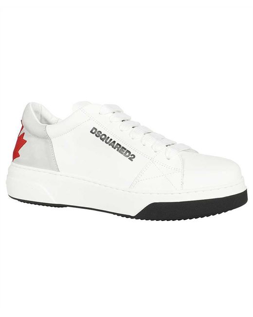 DSquared² White Bumper Low-top Sneakers for men