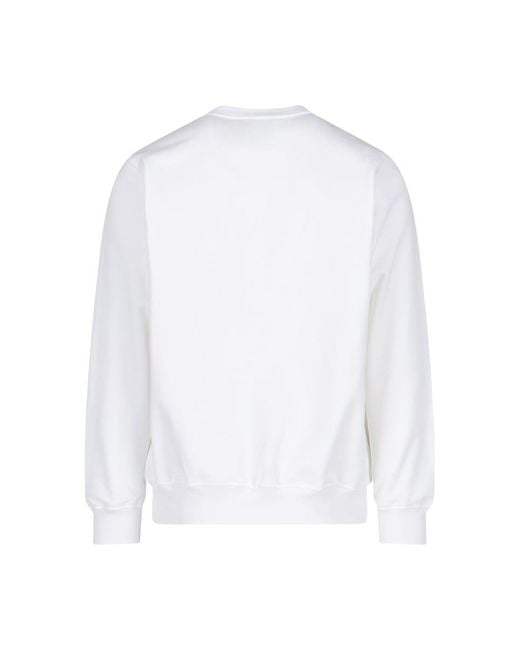Casablancabrand White 'studio De Musique' Sweatshirt for men