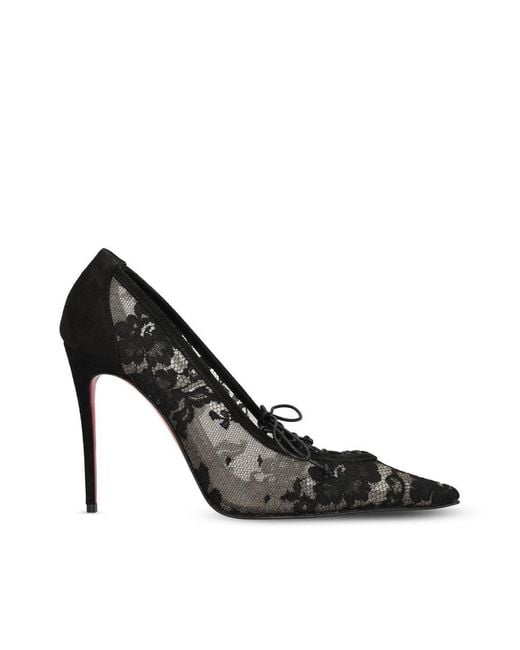 Christian Louboutin Black Heeled Shoes