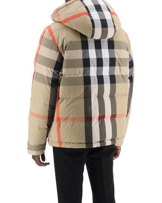 Burberry Multicolor Rutland Reversible Hooded Down Jacket for men