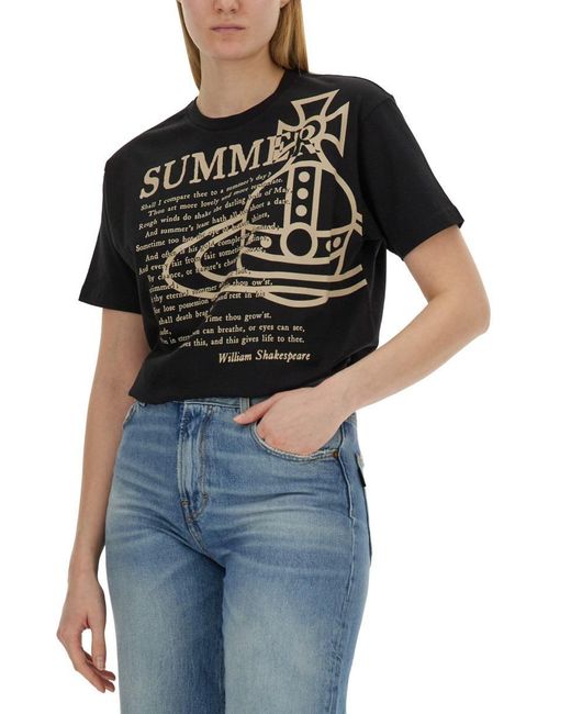 Vivienne Westwood Black "Summer" T-Shirt