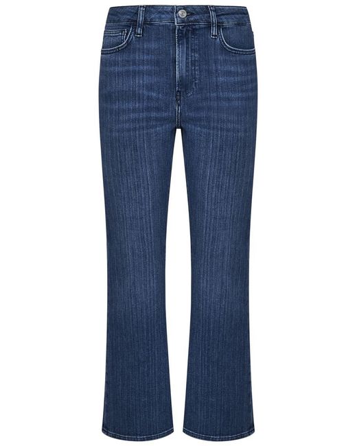 FRAME Blue Denim Le Crop Mini Boot Jeans