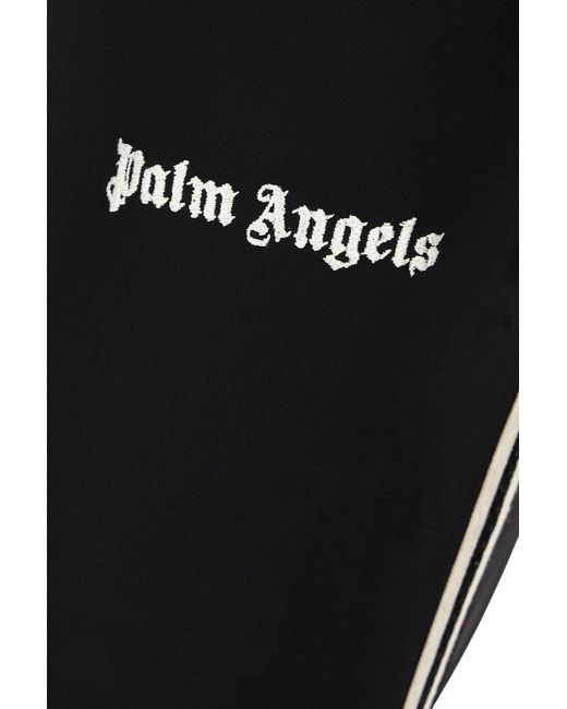 Palm Angels Black Class Logo Fit Pants
