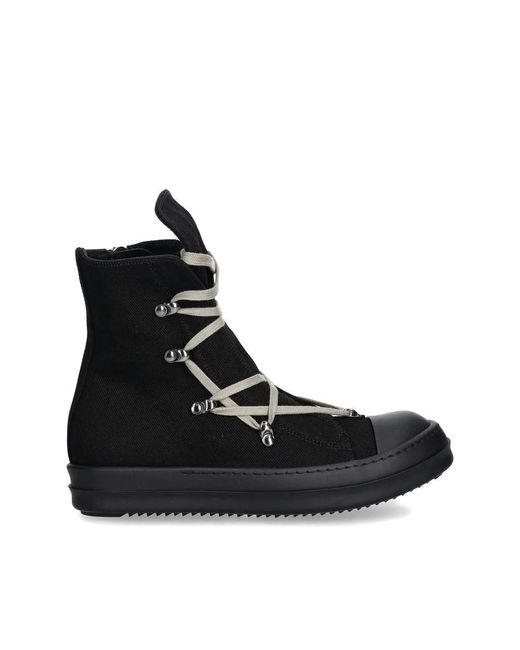 Rick Owens Black Sneakers