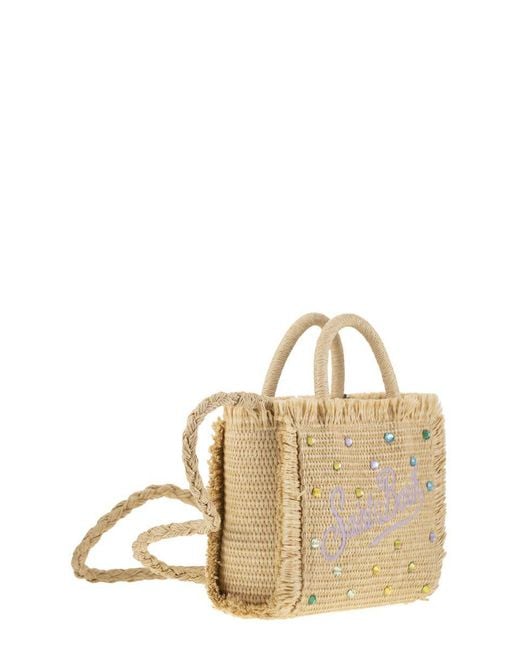 ハンドバッグ MC2 SAINT BARTH Vanity Mini Straw handbag with rhinestones UID_VAMI00401526H-ACCESSORY-