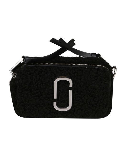 Marc Jacobs Black Faux Fur Snapshot Crossbody Bag Lyst