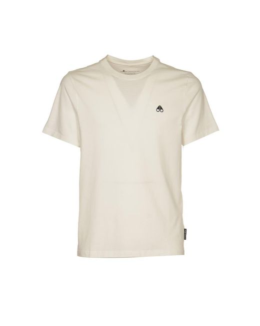 Moose Knuckles White T-Shirts And Polos for men