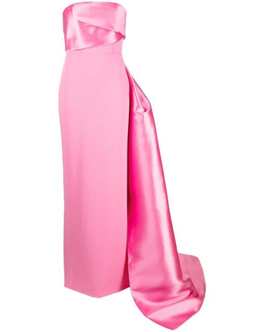 Solace London Pink Kinsley Long Dress
