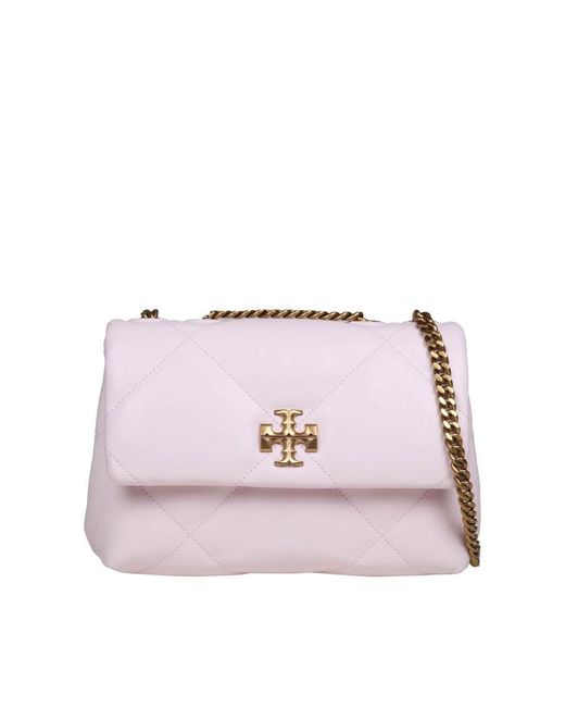 Tory Burch Kira Small Diamond Quilted Pink Color