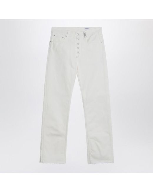 Alexander McQueen White Denim Trousers for men