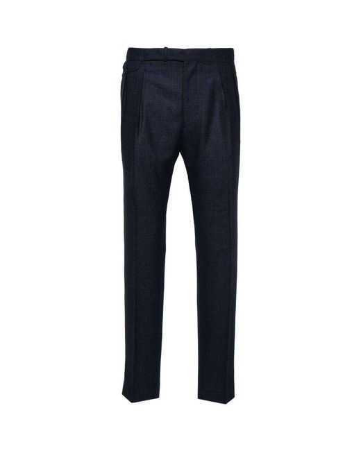 Tagliatore Blue Pants for men