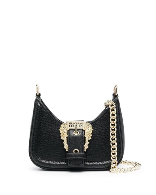 Versace Jeans Couture 'couture' Shoulder Bag in Black | Lyst
