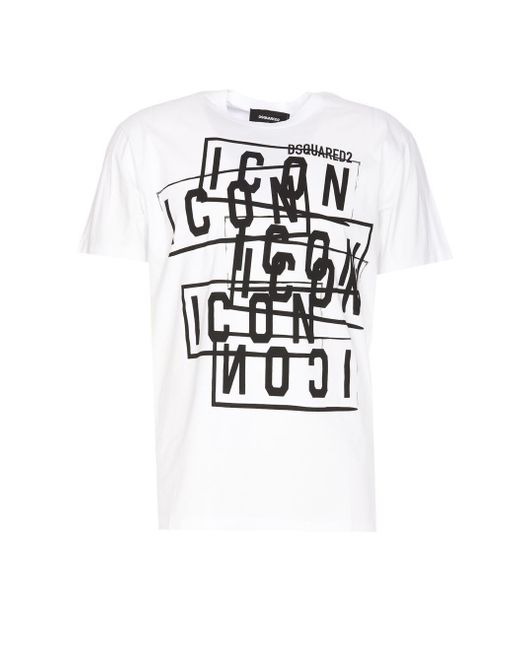 DSquared² White T-shirts And Polos for men