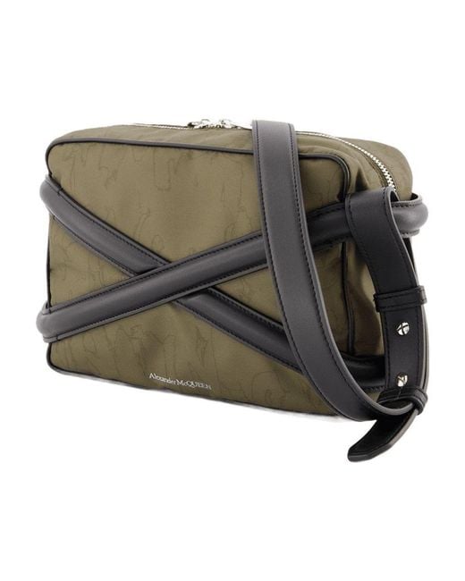 Alexander McQueen Green Harness Camera Bag for men