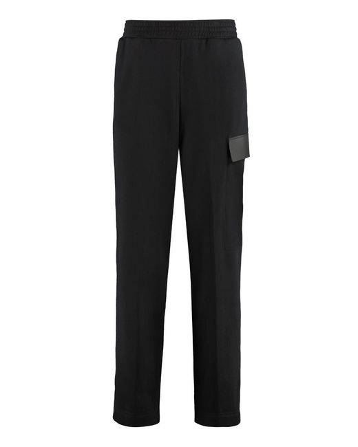 Givenchy Black Cotton Cargo-trousers for men