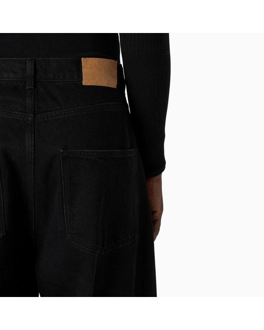 1989 STUDIO Black Y2K Denim Jeans for men
