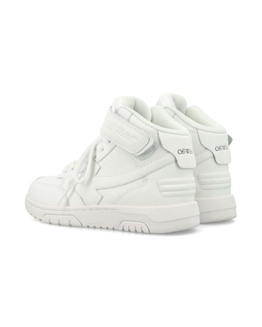 Off-White c/o Virgil Abloh White Out Of Office Mid-high Sneakers