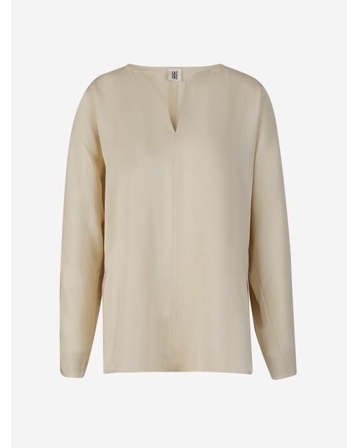 By Malene Birger Natural Loose Calias Blouse