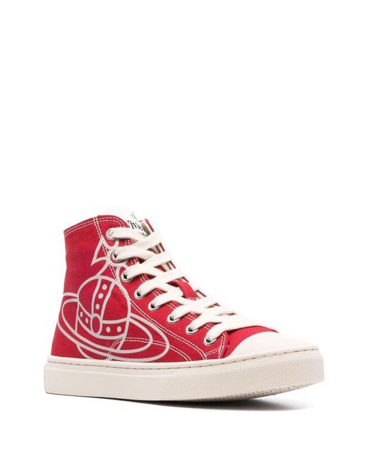 Vivienne Westwood Red Sneakers