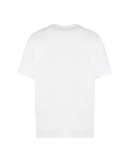 DSquared² White Cotton Crew-Neck T-Shirt for men