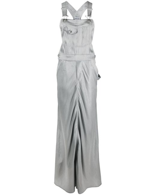 Moschino Jeans Gray Dress