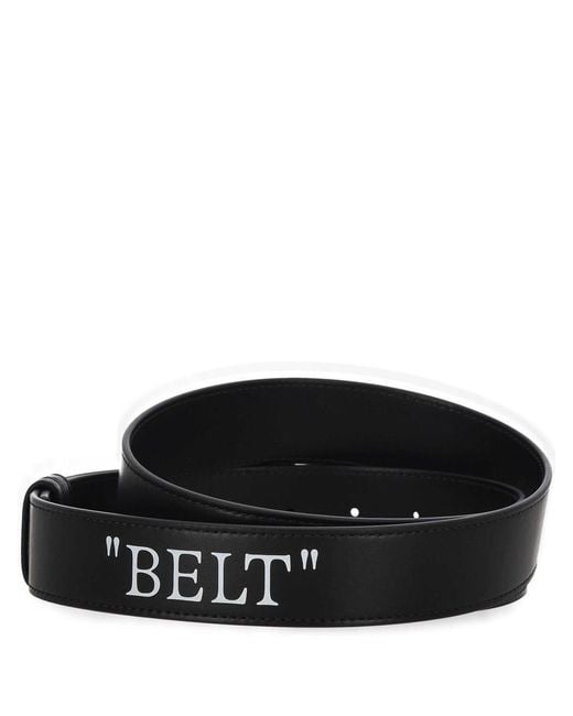 Off-White c/o Virgil Abloh Black Belts for men