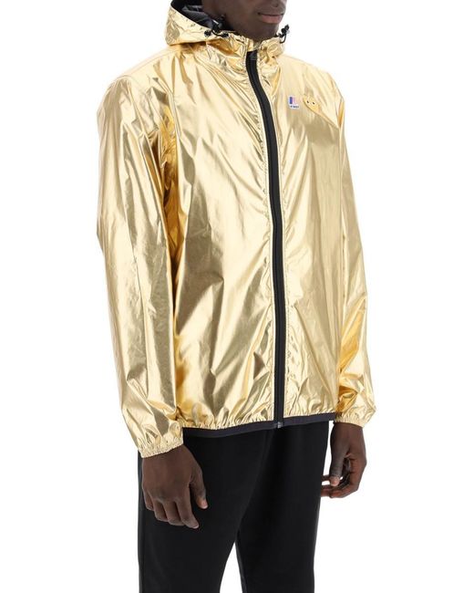 COMME DES GARÇONS PLAY Metallic X K-Way Laminated Ripstop Jacket for men
