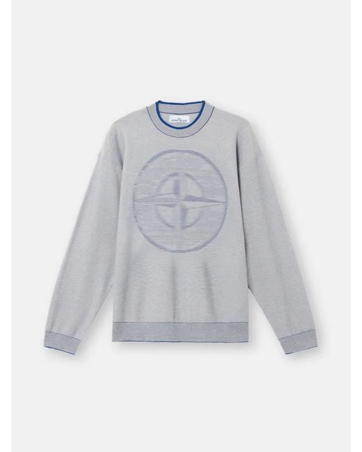 Stone Island Gray 5100014 Soft Organic Cotton for men