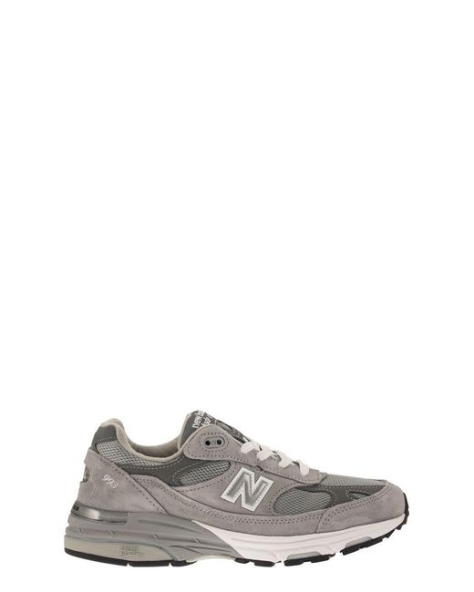 New Balance 990v5 Sneakers in Gray Lyst