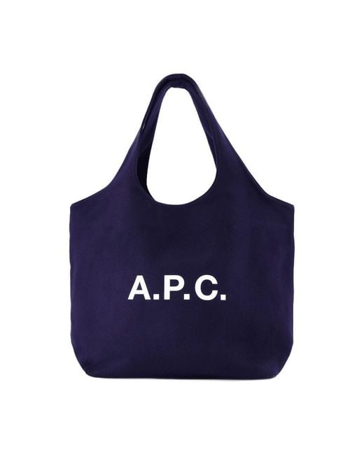 A.P.C. Blue Tote Ninon